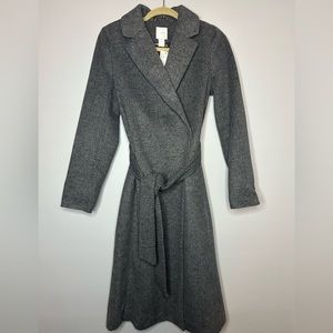 H&M Grey Wrap Peacoat